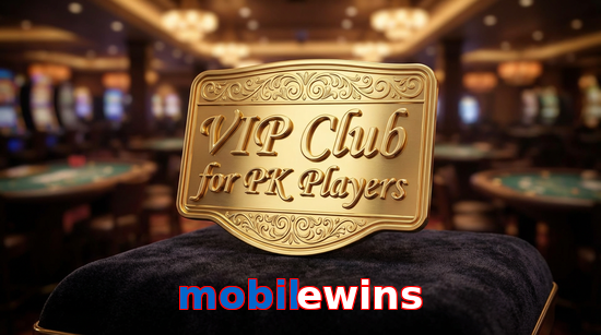 Main screen of Mobilewins vip page for PK players